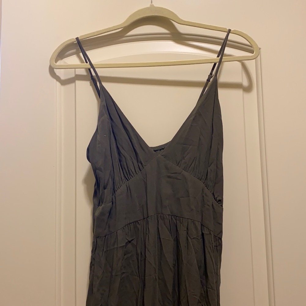 Dark green sun dress